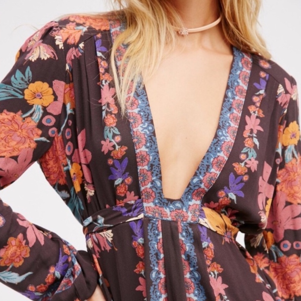 Floral Free People Tunic